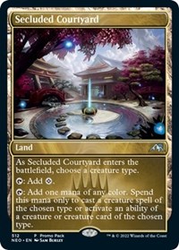 Secluded Courtyard (Promo Pack: Kamigawa: Neon Dynasty)