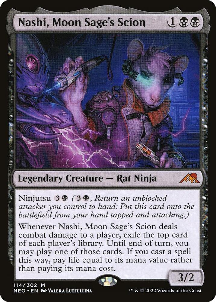 Nashi, Moon Sage's Scion - Kamigawa: Neon Dynasty - Magic: The
