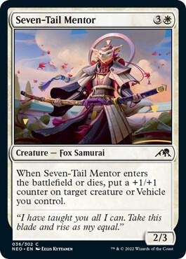 Seven-Tail Mentor - Kamigawa: Neon Dynasty - Magic: The Gathering