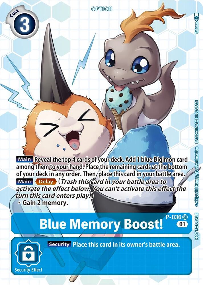 thumbnail interactive-video image 1 of Amber Memory Boost! LM-035 – Special Limited Set Promo – Digimon TCG – Near Mint Foil 1 of 2