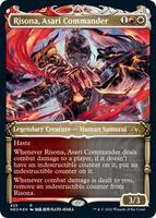 Risona, Asari Commander (Showcase) (Foil Etched) - Kamigawa: Neon
