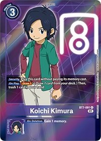 Koichi Kimura (Box Topper) - Next Adventure - Digimon card
