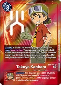 Takuya Kanbara (Box Topper) - Next Adventure - Digimon card