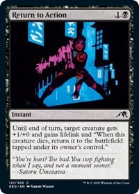 Return to Action - Kamigawa: Neon Dynasty - Magic: The Gathering card