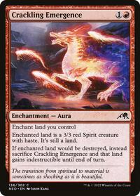 Crackling Emergence - Kamigawa: Neon Dynasty - Magic: The Gathering card