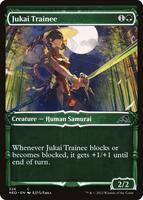 Magic: The Gathering - Jukai Trainee (326) Showcase Card - Kamigawa: Neon Dynasty Single (Near Mint) - View #5