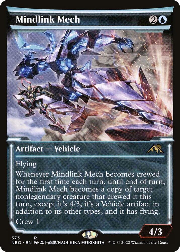 Mindlink Mech (Showcase) - Kamigawa: Neon Dynasty - Magic: The Gathering Mindlink Mech (Showcase) - Kamigawa: Neon Dynasty - Magic: The Gathering