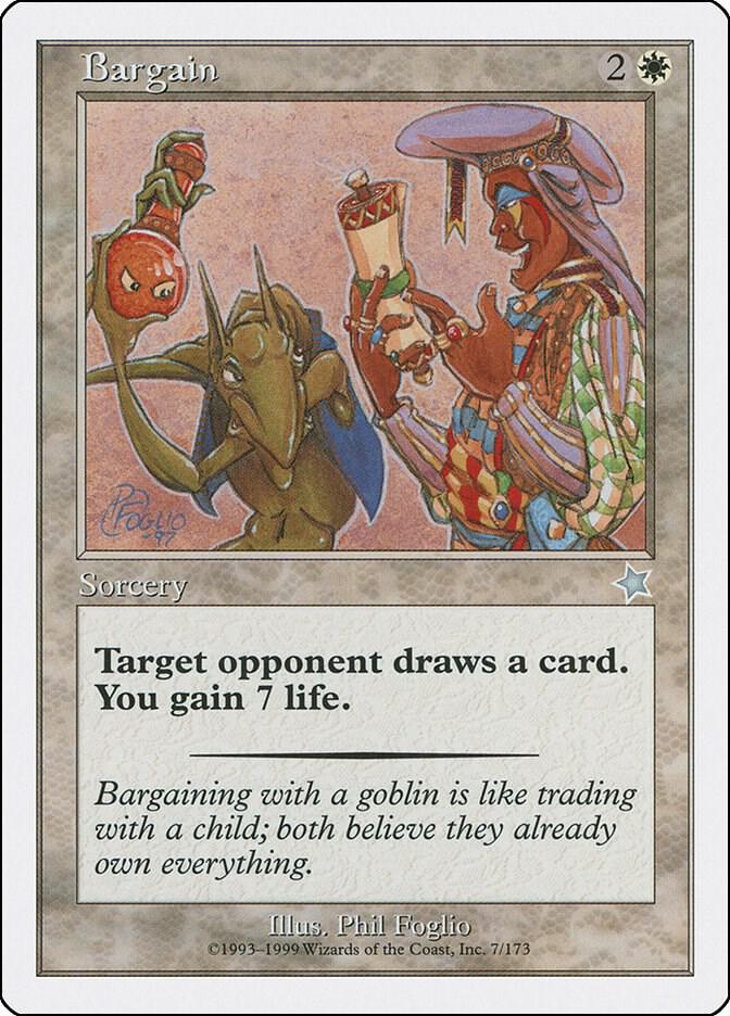 bargain cards mtg Amazon.com: Magic: the Gathering - Yawgmoth's Bargain main image 1