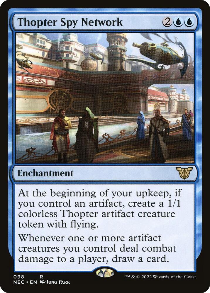 Thopter Spy Network - Commander: Kamigawa: Neon Dynasty - Magic: The Gathering - TCGplayer.com Thopter Spy Network - Commander: Kamigawa: Neon Dynasty - Magic: The Gathering - TCGplayer.com