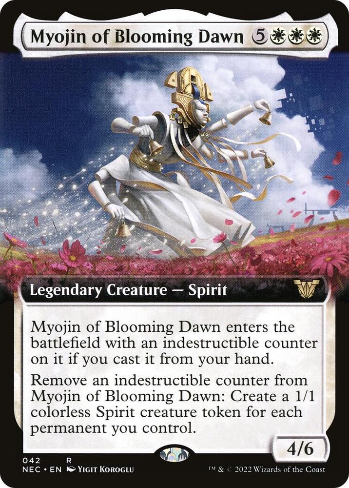 Myojin of Blooming Dawn (Extended Art) - Commander: Kamigawa: Neon