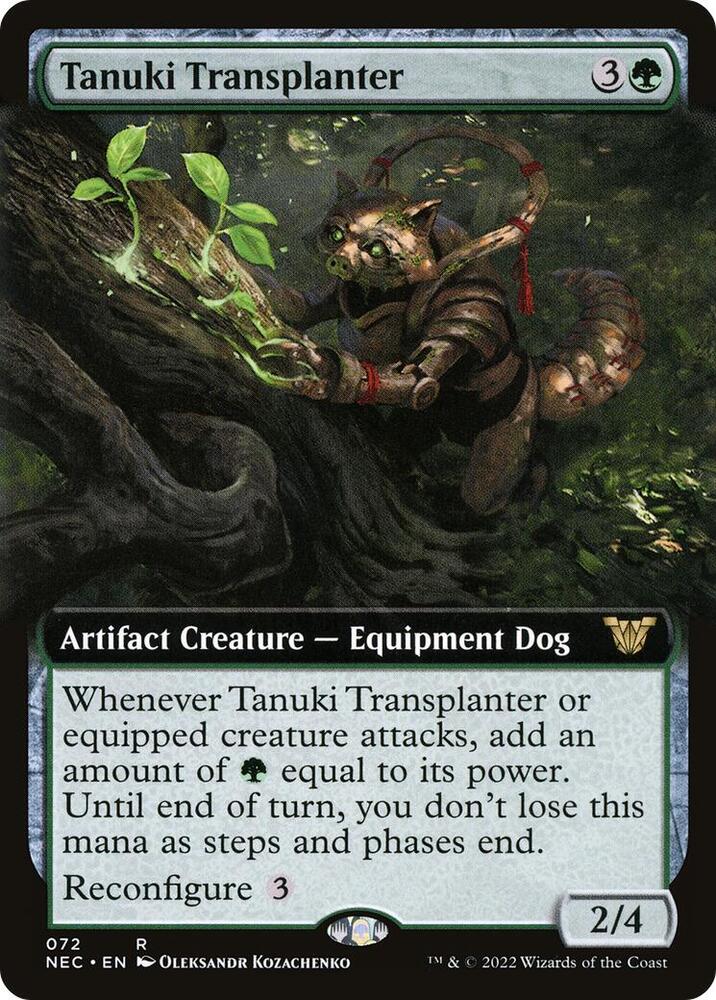Tanuki Transplanter (Extended Art) - Commander: Kamigawa: Neon Dynasty -  Magic: The Gathering