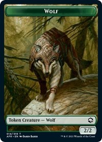 Wolf (014) // Clue (016) Double-Sided Token (Challenger 2022)