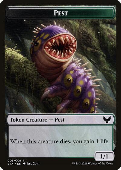 Pest 005 Blood 017 Double Sided Token Challenger 2022