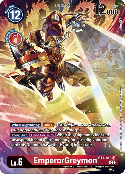 EmperorGreymon (Alternate Art) card