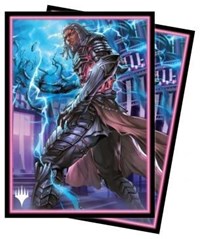 Kamigawa: Neon Dynasty Tezzeret, Betrayer of Flesh (V3) Standard Deck Protector · Ultra Pro Card Sleeves