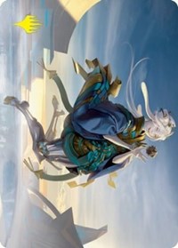 Moonfolk Puzzlemaker Art Card (Gold-Stamped Signature)