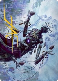 Myojin of Grim Betrayal Art Card (Gold-Stamped Signature)