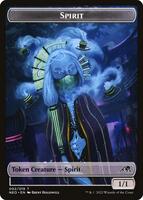 Spirit Token (002) - Kamigawa: Neon Dynasty - Magic: The