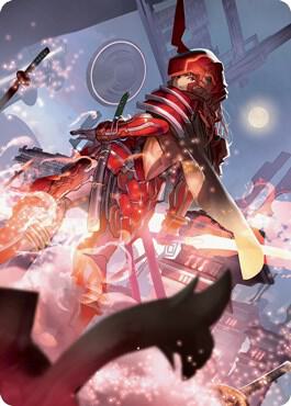 Peerless Samurai Art Card - Art Series: Kamigawa: Neon Dynasty