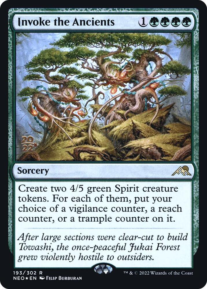 Invoke the Ancients #193s — Kamigawa: Neon Dynasty Promos