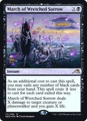 March of Wretched Sorrow #111 – Prerelease Cards (Rare)