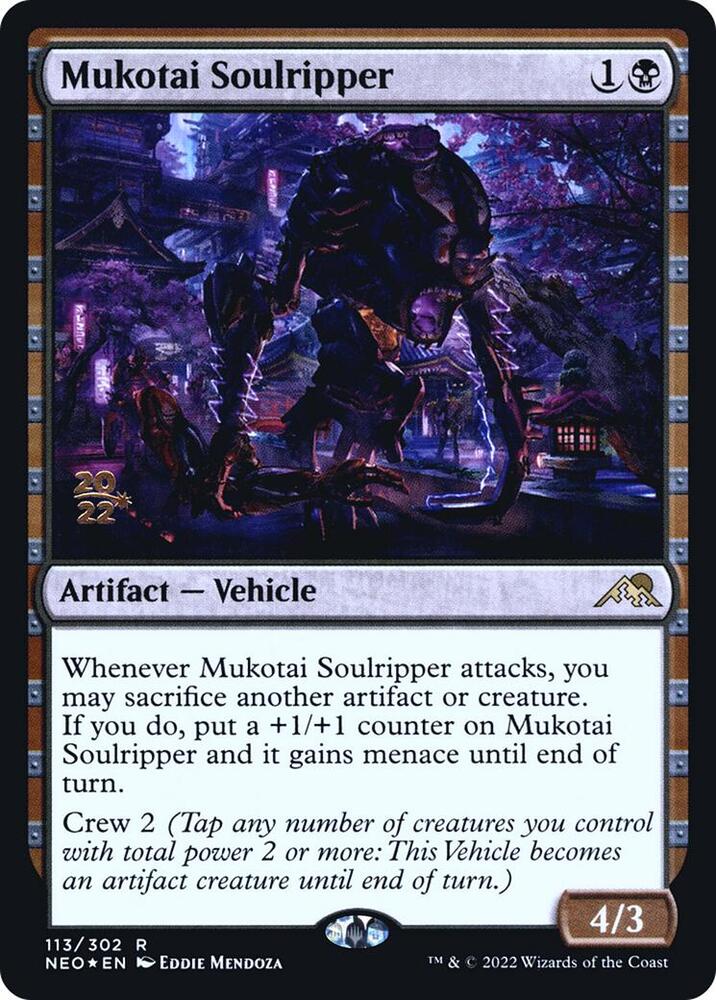 Mukotai Soulripper #113s — Kamigawa: Neon Dynasty Promos