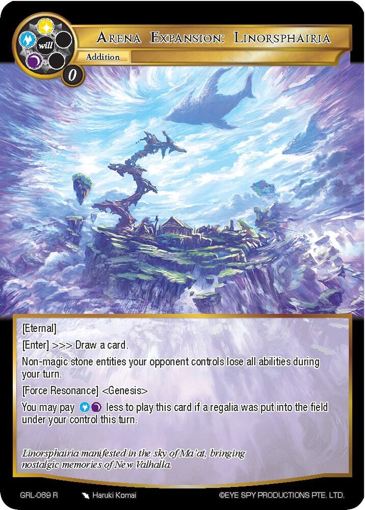 Arena Expansion: Linorsphairia