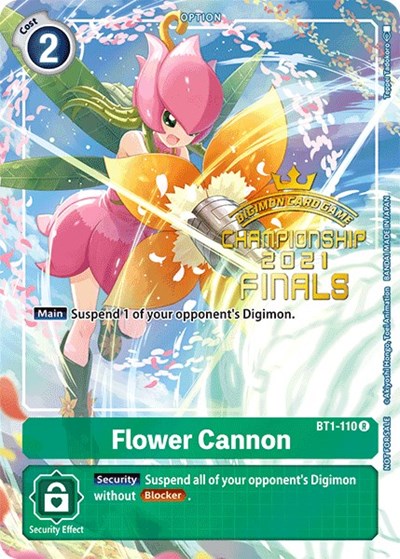 Flower Cannon (2021 Championship Finals Tamer's Evolution Pack) Release Special Booster 1.0 card price