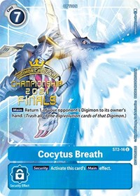 Cocytus Breath (2021 Championship Finals Tamer's Evolution Pack)