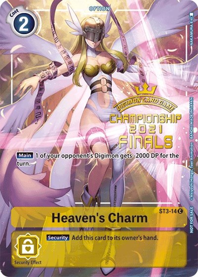 Heaven's Charm (2021 Championship Finals Tamer's Evolution Pack) Starter Deck 03: Heaven's Yellow card price