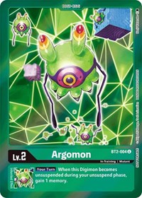 Argomon - BT2-004 (Event Pack 2) - Release Special Booster 1.0 - Digimon card
