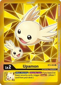 Upamon - BT3-003 (Event Pack 2) - Release Special Booster 1.0 - Digimon card