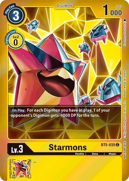 Starmons Event Pack 2 digimon card