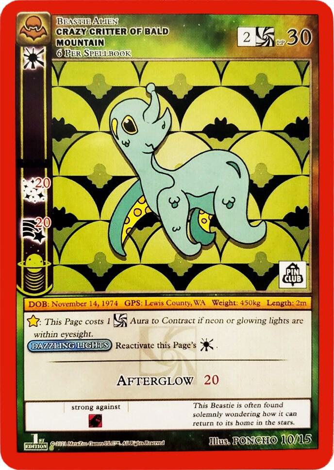 Crazy Critter of Bald Mountain (Pin Club Nightfall Mystery Collection 1st Edition)