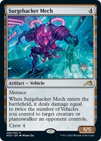 Surgehacker Mech - Promo Pack: Kamigawa: Neon Dynasty - Magic: The Gathering card