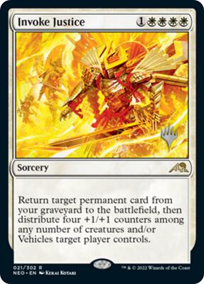 Invoke Justice - Promo Pack: Kamigawa: Neon Dynasty - Magic: The