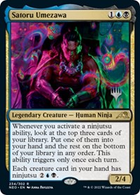Satoru Umezawa (Promo Pack: Kamigawa: Neon Dynasty)