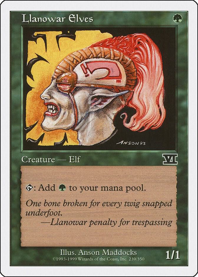 Llanowar Elves - Classic Sixth Edition - Magic: The Gathering
