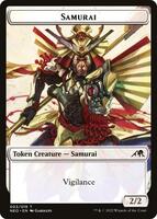 Samurai (003) // Pilot (001) Double-sided Token - Kamigawa: Neon