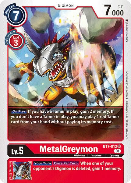 MetalGreymon - Next Adventure - Digimon Card Game - TCGplayer.com