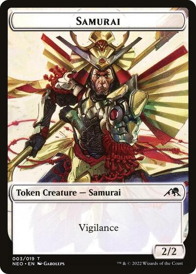 Samurai (003) // Spirit (009) Double-sided Token
