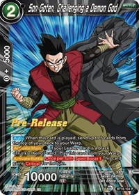 Son Goten, Challenging a Demon God card art