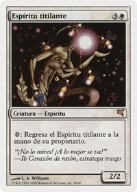 Blinking Spirit (Spanish) - "Espíritu titilante"