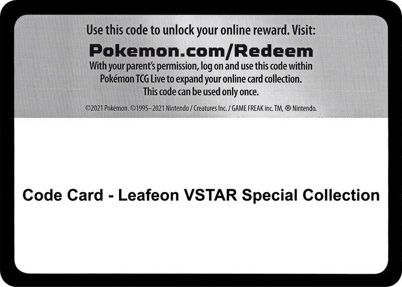 Code Card - Leafeon VSTAR Special Collection  from SWSH09: Brilliant Stars
