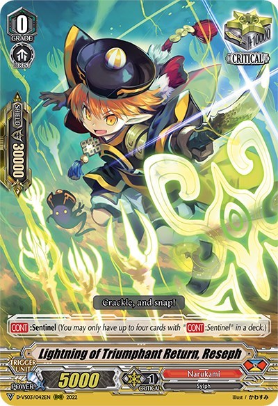 Lightning of Triumphant Return, Reseph