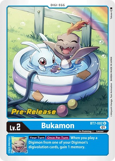 Bukamon Next Adventure Pre-Release Cards card price