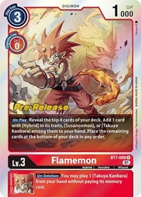Flamemon (Next Adventure Pre-Release Cards)