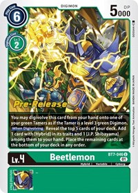 Beetlemon - Next Adventure Pre-Release Cards - Digimon card