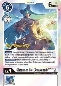 Sistermon Ciel (Awakened) (Next Adventure Pre-Release Cards)