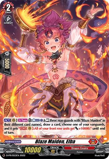 Blaze Maiden, Elba (RR Foil)